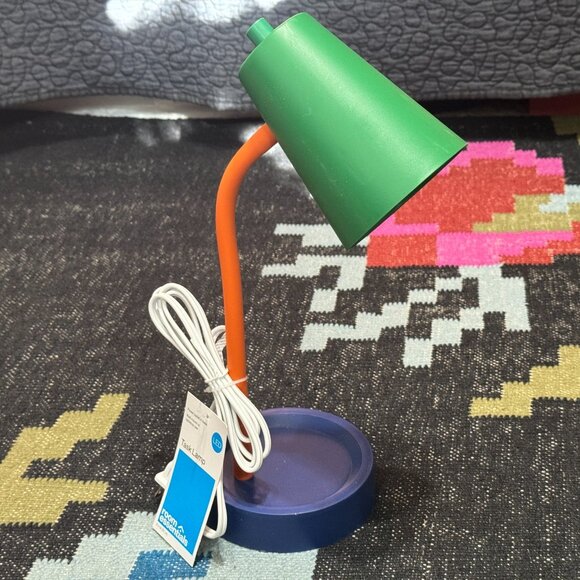 Room Essentials™ Task Table Lamp, Green/Blue/Orange Color Block - Picture 7 of 15